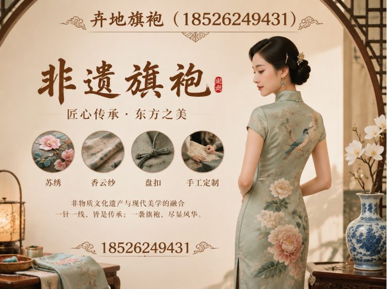 宝坻区新中式旗袍展示图